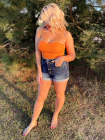Sienna Strap Orange Bodysuit