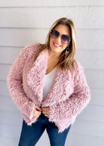 Purely Stunning Pink Faux Fur Jacket
