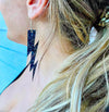 Leopard Bolt Earrings