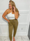 Living The Dream Olive Joggers