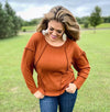 Fall Camel Thermal Cashmere Top