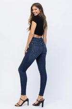 Kiara Dark Pull-On Skinny High Waist Judy Blue Jeans